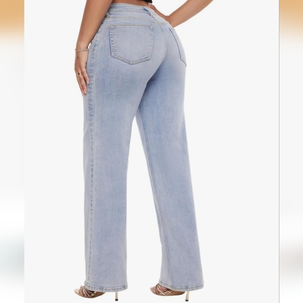 Oneso Wide Leg Jean | Light Blue | Size 30 - Picture 2 of 9